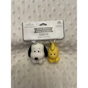Hallmark Snoopy & Woodstock Magnetic Ornaments- Hard to Find-NEW